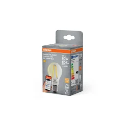 Osram Smart+ Matter E27 Päron Filament Klar 6W 806lm - 827 Extra Varm Vit | Dimbar - Via Smart Device Only - Ersättare 60W