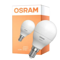 Osram Smart+ Mini Lampa E14 Matt 4.9W 470lm - 827 Extra Varm Vit | Zigbee Dimbar - Ersättare 40W