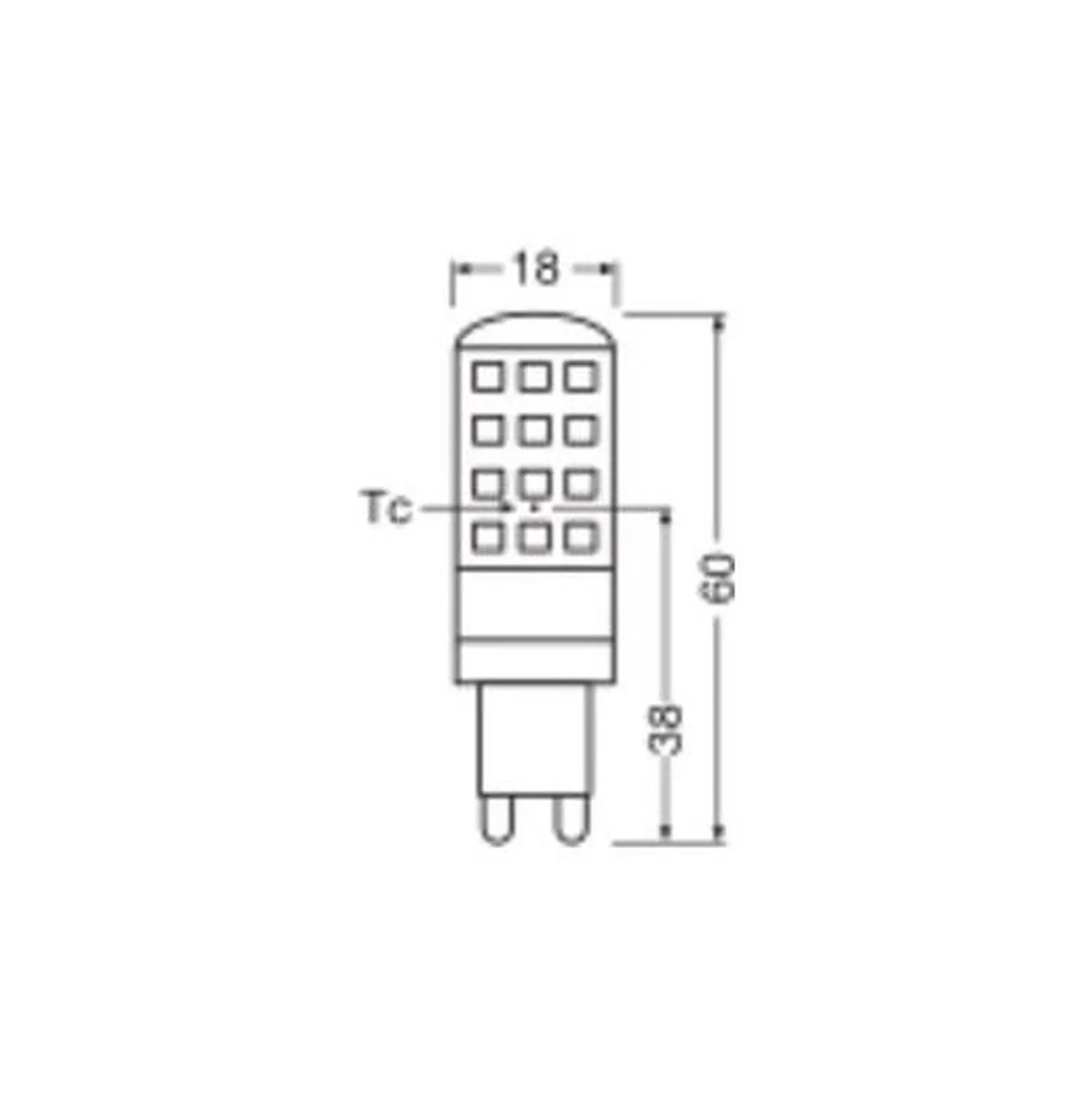 Osram Smart+ Wifi LED Pin G9 3.5W 320lm - 827-865 Justerbar Vit | Dimbar - Ersättare 25W