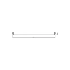 Osram T8 Lumilux 58W - 840 Kallvit | 150cm