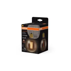 Osram Vintage 1906 LED Classic Globe E27 Globe Ambar 6.5W 725lm - 824 Extra Varm Vit | Dimbar - Ersättare 40W