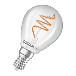 Osram Vintage 1906 LED Classic Slim E14 Päron Filament Klar 4.6W 470lm - 927 Extra Varm Vit | Bästa Färgåtergivning - Dimbar - Ersättare 40W