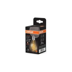 Osram Vintage 1906 LED Classic Slim E27 Päron Filament Guld 8W 806lm - 922 Extra Varm Vit | Bästa Färgåtergivning - Dimbar - Ersättare 60W