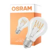 Osram Vintage 1906 LED Classic Slim E27 Päron Filament Klar 4.8W 470lm - 827 Extra Varm Vit | Dimbar - Ersättare 40W