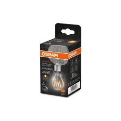 Osram Vintage 1906 LED Classic Slim E27 Päron Filament Klar 4.8W 470lm - 827 Extra Varm Vit | Dimbar - Ersättare 40W