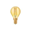 Osram Vintage 1906 LED E14 boll Filament Guld 4W 420lm - 825 Extra Varm Vit | Ersättare 35W