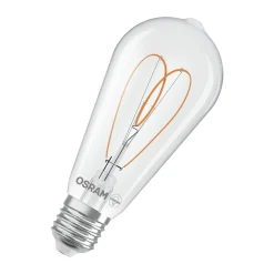 Osram Vintage 1906 LED E27 Edison Filament Klar 7.2W 806lm - 927 Extra Varm Vit | Bästa Färgåtergivning - Dimbar - Ersättare 60W