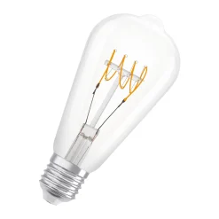 Osram Vintage 1906 LED E27 Edison Filament Klar 4.8W 470lm - 827 Extra Varm Vit | Dimbar - Ersättare 40W