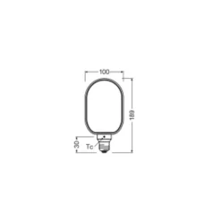 Osram Vintage 1906 LED E27 Globe Filament Guld 100mm 4W 220lm - 818 Extra Varm Vit | Dimbar - Ersättare 60W