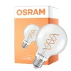 Osram Vintage 1906 LED E27 Globe Filament Twist Klar 7.2W 806lm - 927 Extra Varm Vit | Bästa Färgåtergivning - Dimbar - Ersättare 60W