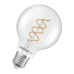 Osram Vintage 1906 LED E27 Globe Filament Twist Klar 7.2W 806lm - 927 Extra Varm Vit | Bästa Färgåtergivning - Dimbar - Ersättare 60W
