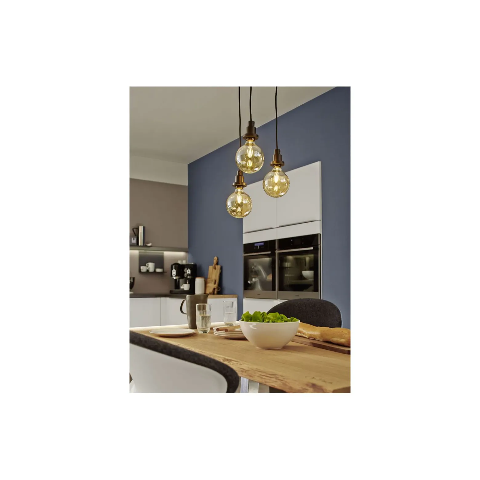 Osram Vintage 1906 LED E27 Globe Filament Guld 125mm 6.5W 650lm - 824 Extra Varm Vit | Dimbar - Ersättare 50W