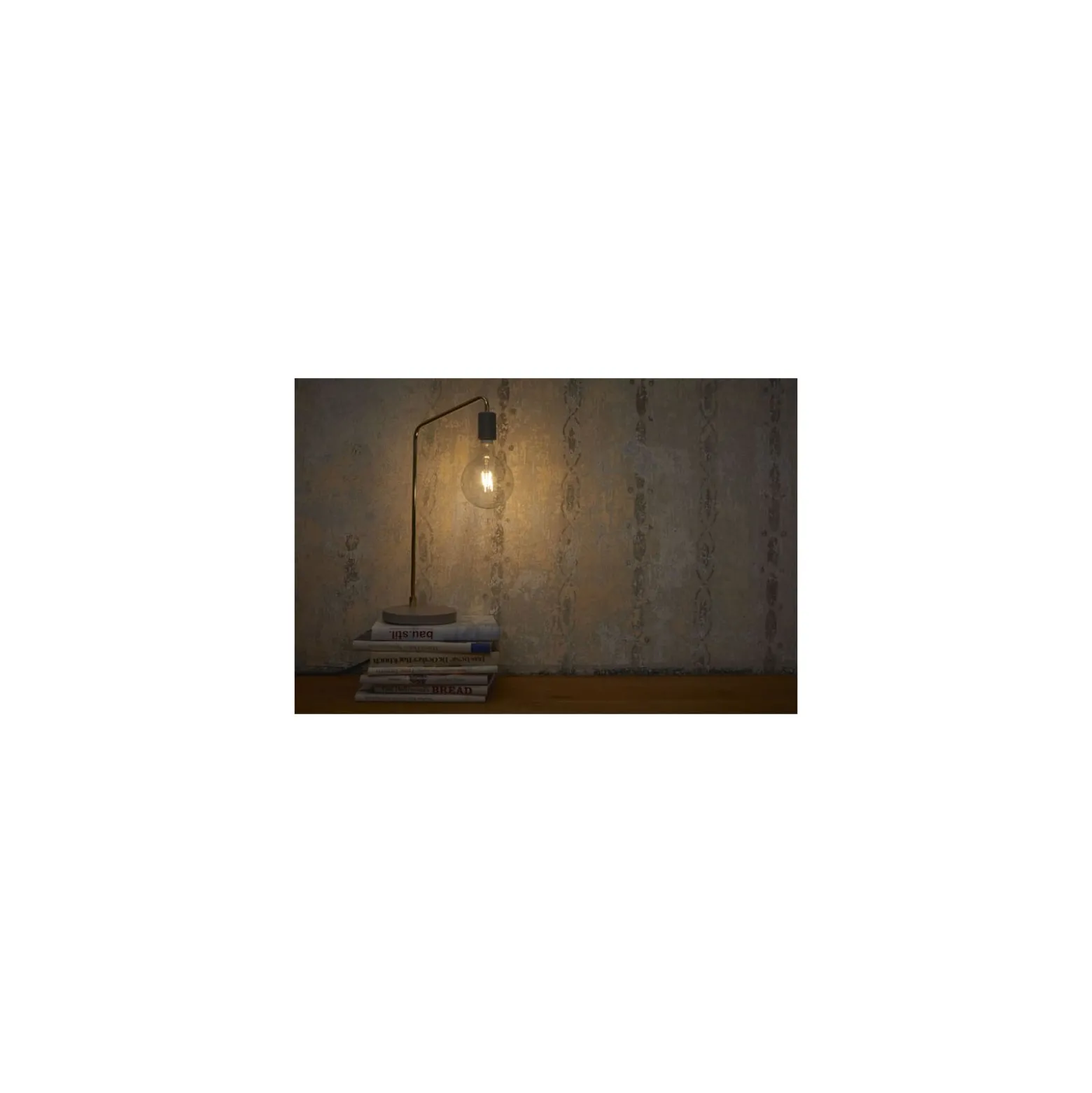 Osram Vintage 1906 LED E27 Globe Filament Guld 125mm 6.5W 650lm - 824 Extra Varm Vit | Dimbar - Ersättare 50W