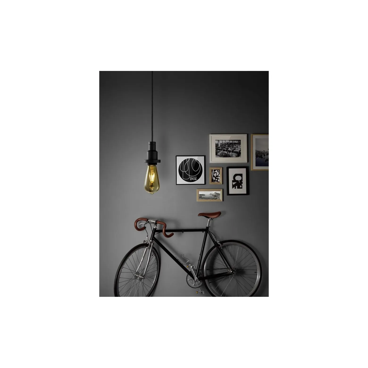 Osram Vintage 1906 LED E27 Globe Filament Guld 125mm 6.5W 650lm - 824 Extra Varm Vit | Dimbar - Ersättare 50W