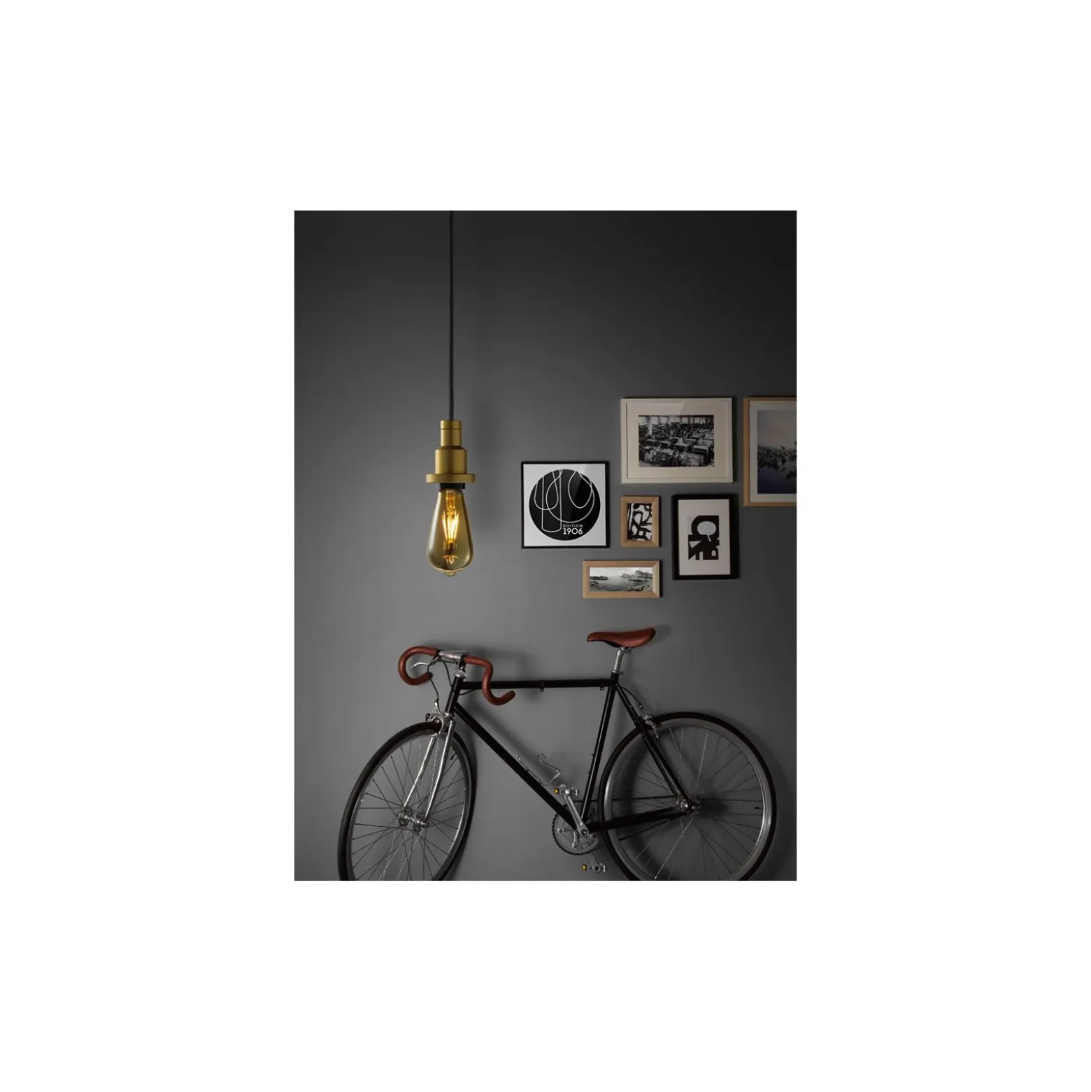 Osram Vintage 1906 LED E27 Globe Filament Guld 125mm 6.5W 650lm - 824 Extra Varm Vit | Dimbar - Ersättare 50W