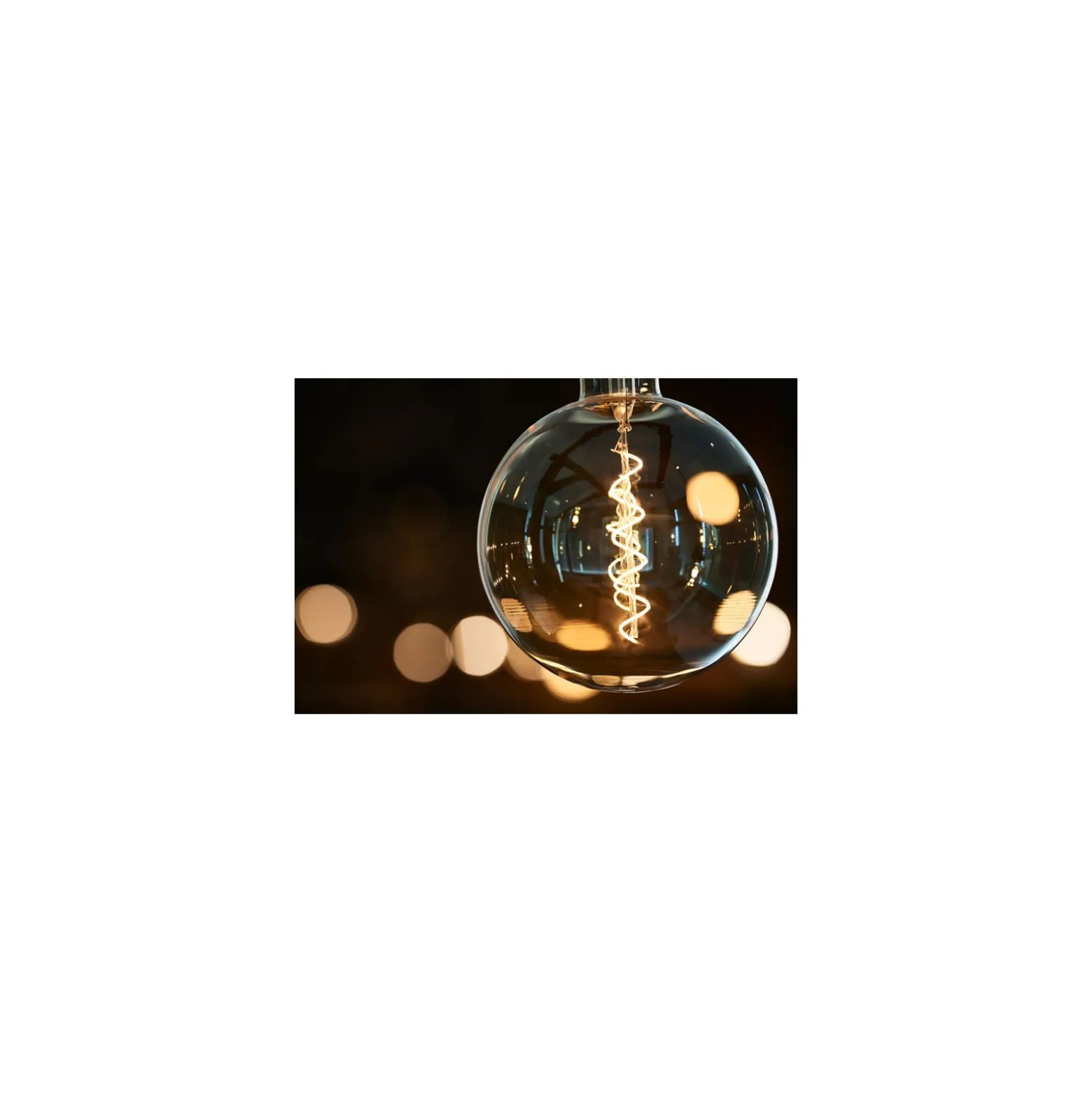 Osram Vintage 1906 LED E27 Globe Filament Guld 125mm 6.5W 650lm - 824 Extra Varm Vit | Dimbar - Ersättare 50W
