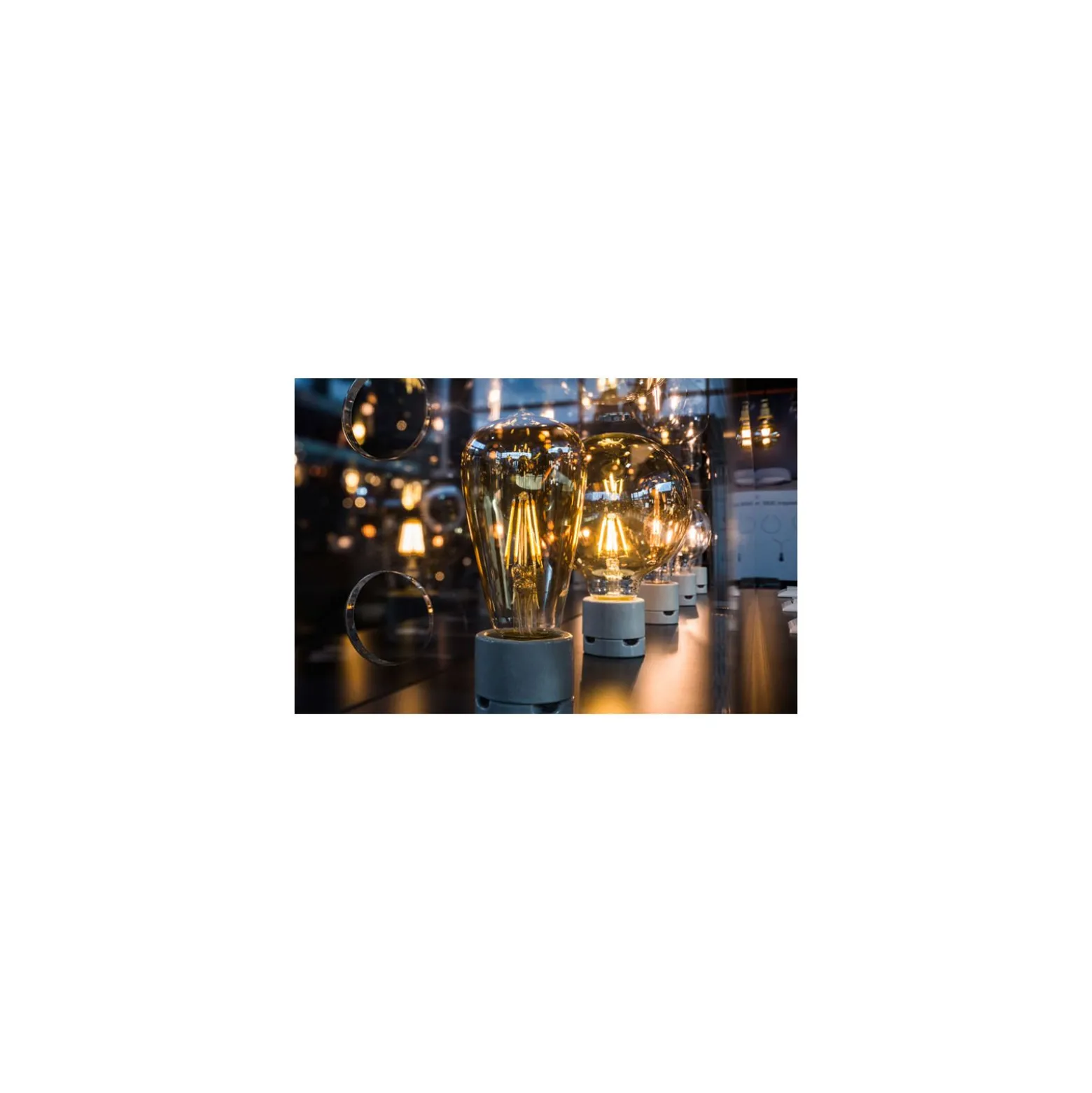 Osram Vintage 1906 LED E27 Globe Filament Guld 125mm 6.5W 650lm - 824 Extra Varm Vit | Dimbar - Ersättare 50W
