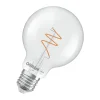 Osram Vintage 1906 LED E27 Globe Filament Klar 4.6W 470lm - 927 Extra Varm Vit | Bästa Färgåtergivning - Dimbar - Ersättare 40W