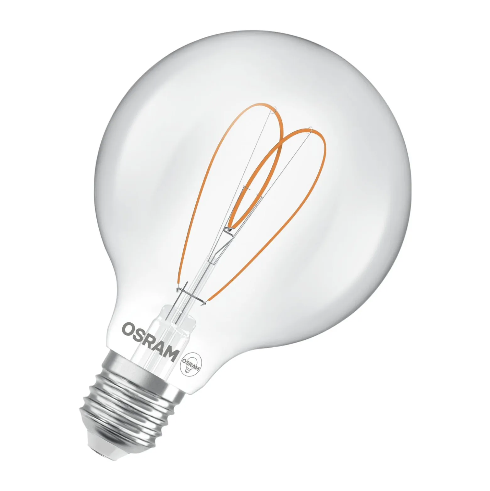 Osram Vintage 1906 LED E27 Globe Filament Klar 7.2W 806lm - 927 Extra Varm Vit | Bästa Färgåtergivning - Dimbar - Ersättare 60W