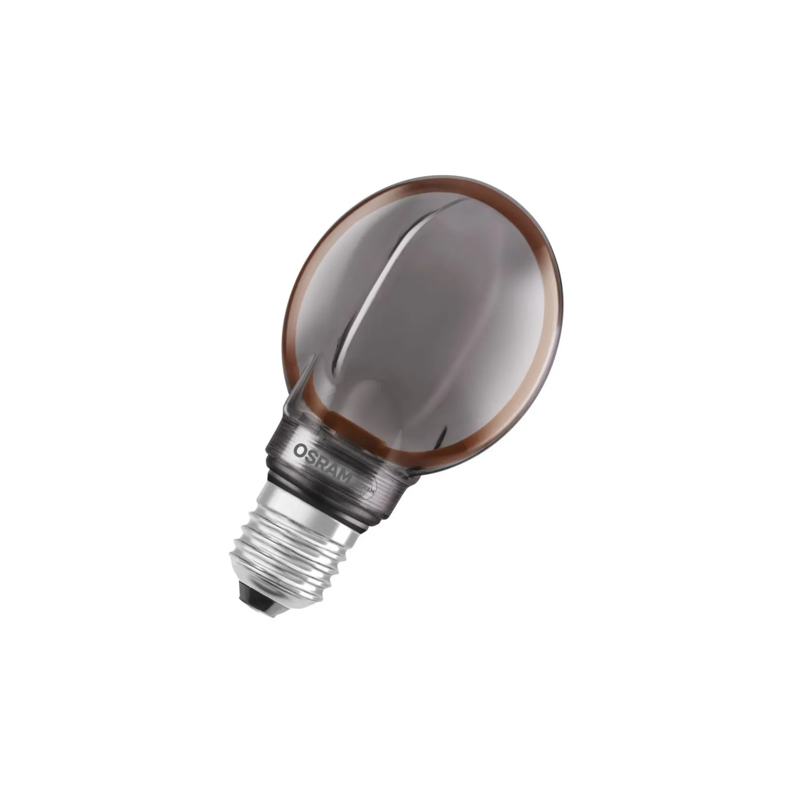 Osram Vintage 1906 LED E27 Globe Filament Smoke 80mm 4W 110lm - 818 Extra Varm Vit | Dimbar - Ersättare 12W