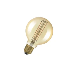 Osram Vintage 1906 LED E27 Globe Filament Guld 95mm 5.8W 470lm - 822 Extra Varm Vit | Dimbar