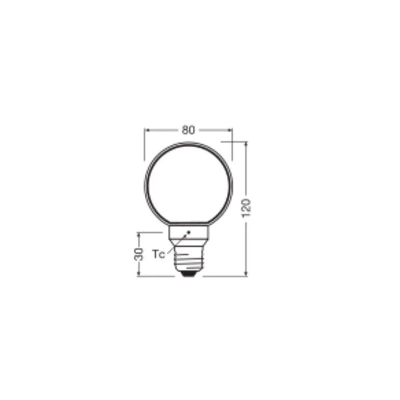 Osram Vintage 1906 LED E27 Globe Filament Guld 80mm 4W 220lm - 818 Extra Varm Vit | Dimbar - Ersättare 22W