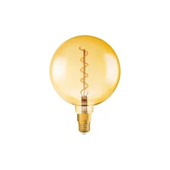 Osram Vintage 1906 LED E27 Globe Filament Guld 200mm 5W 300lm - 820 Extra Varm Vit | Dimbar - Ersättare 40W