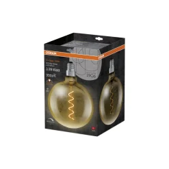 Osram Vintage 1906 LED E27 Globe Filament Guld 200mm 5W 300lm - 820 Extra Varm Vit | Dimbar - Ersättare 40W