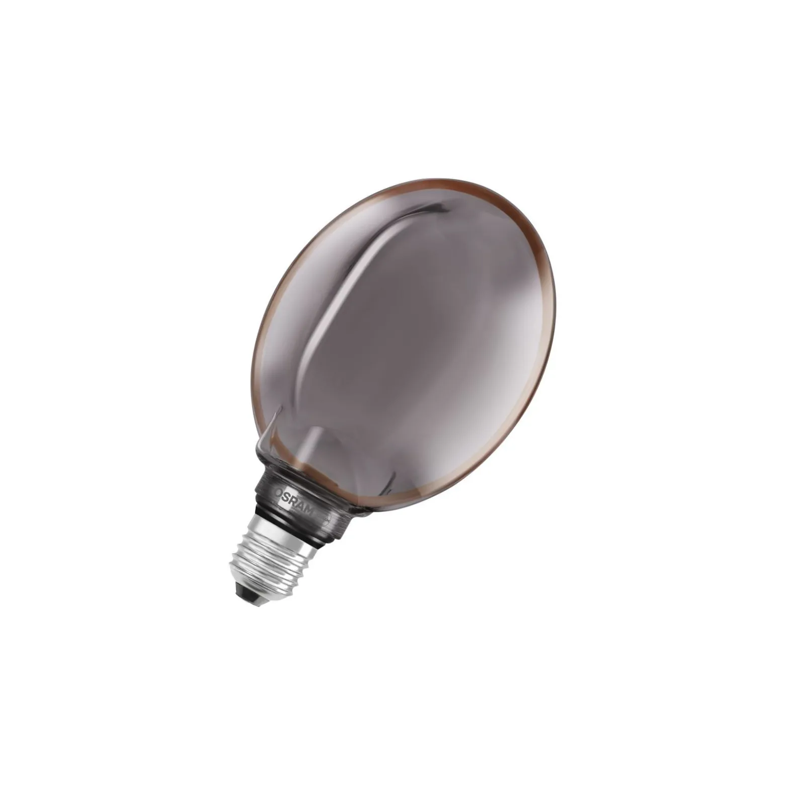 Osram Vintage 1906 LED E27 Globe Filament Smoke 130mm 4W 110lm - 818 Extra Varm Vit | Dimbar - Ersättare 12W