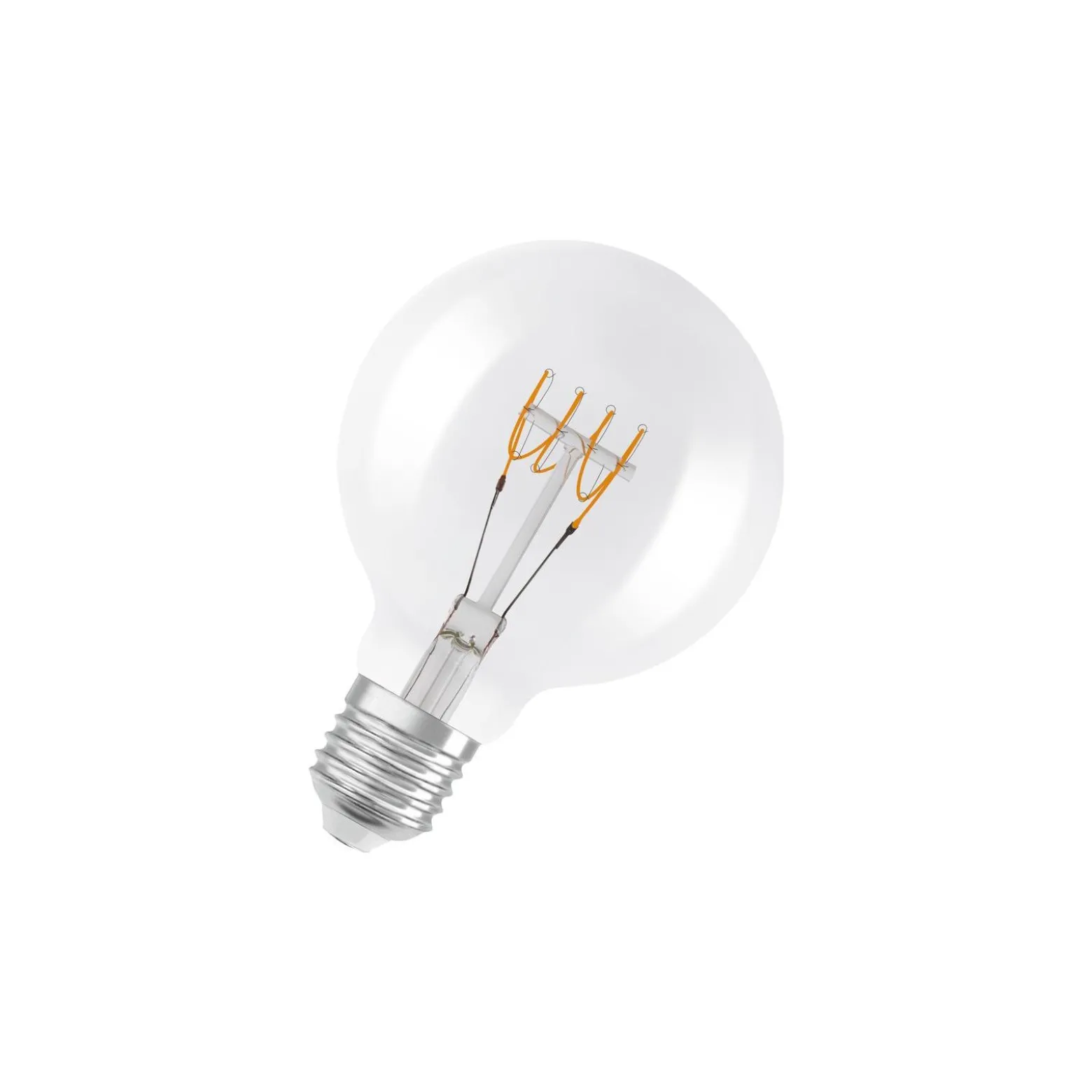 Osram Vintage 1906 LED E27 Globe Filament Klar 4.8W 470lm - 827 Extra Varm Vit | Dimbar - Ersättare 40W