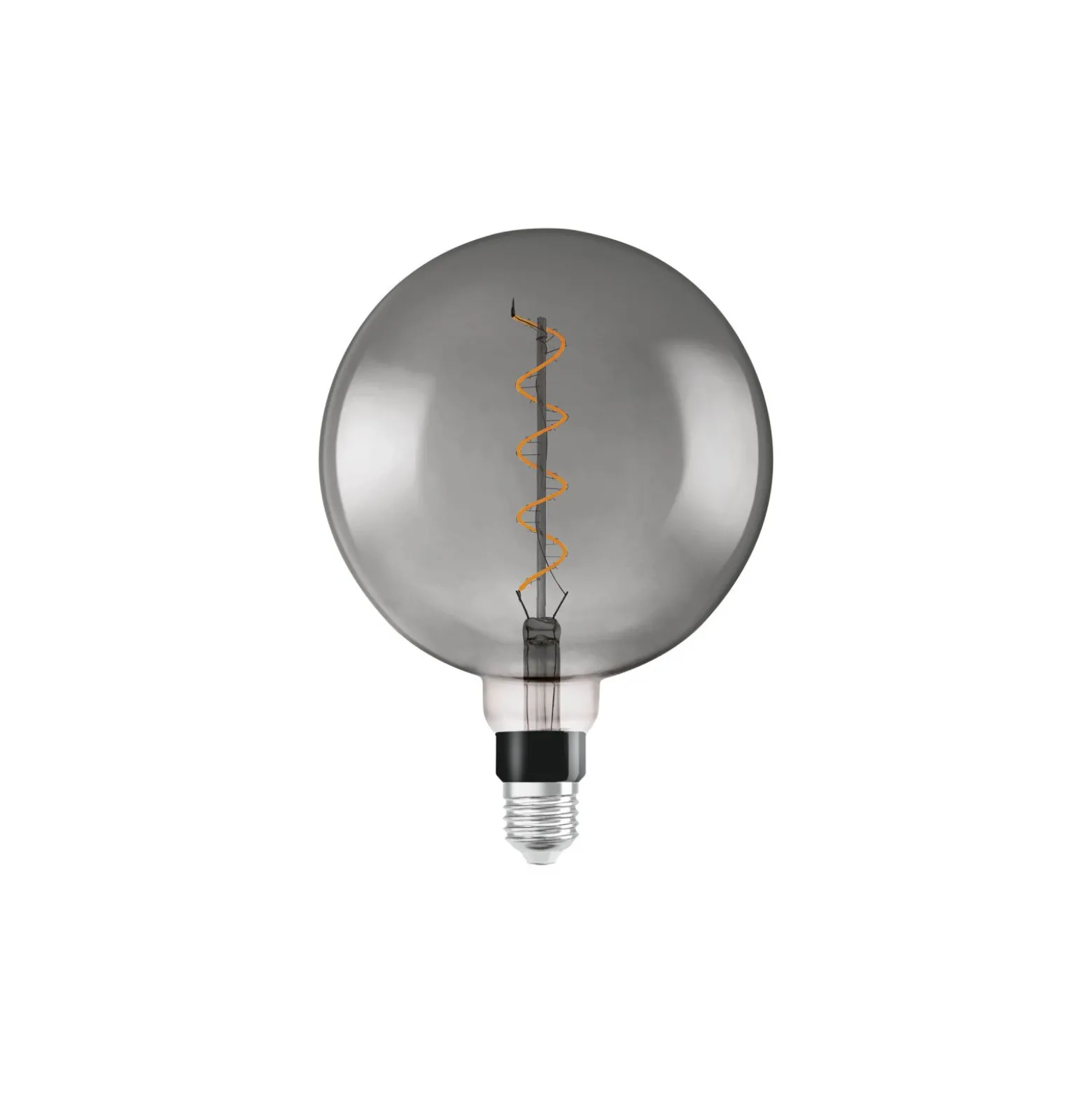 Osram Vintage 1906 LED E27 Globe Filament Smoke 200mm 5W 110lm - 818 Extra Varm Vit | Ersättare 25W