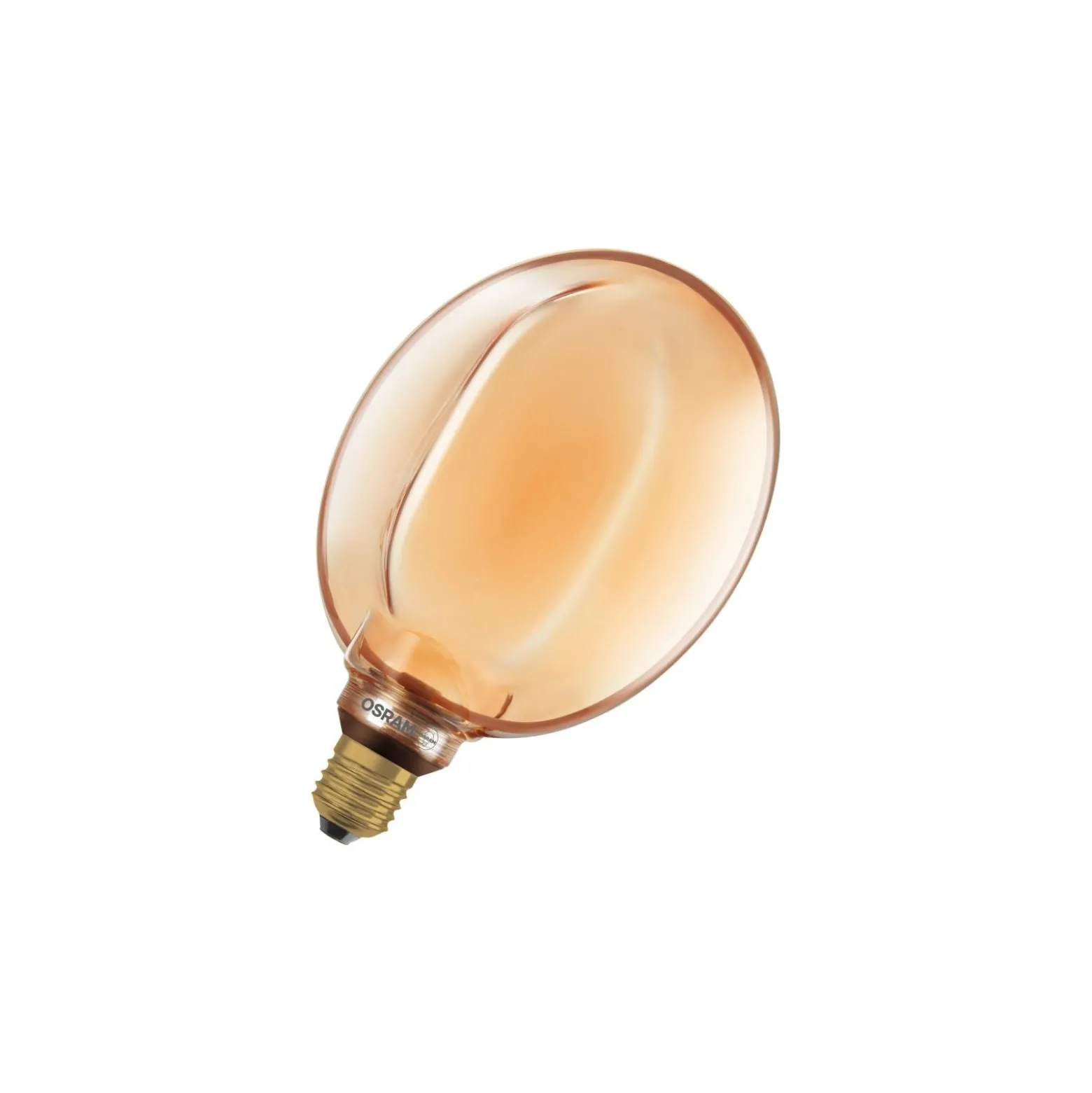 Osram Vintage 1906 LED E27 Globe Filament Guld 183mm 4W 220lm - 818 Extra Varm Vit | Dimbar - Ersättare 22W