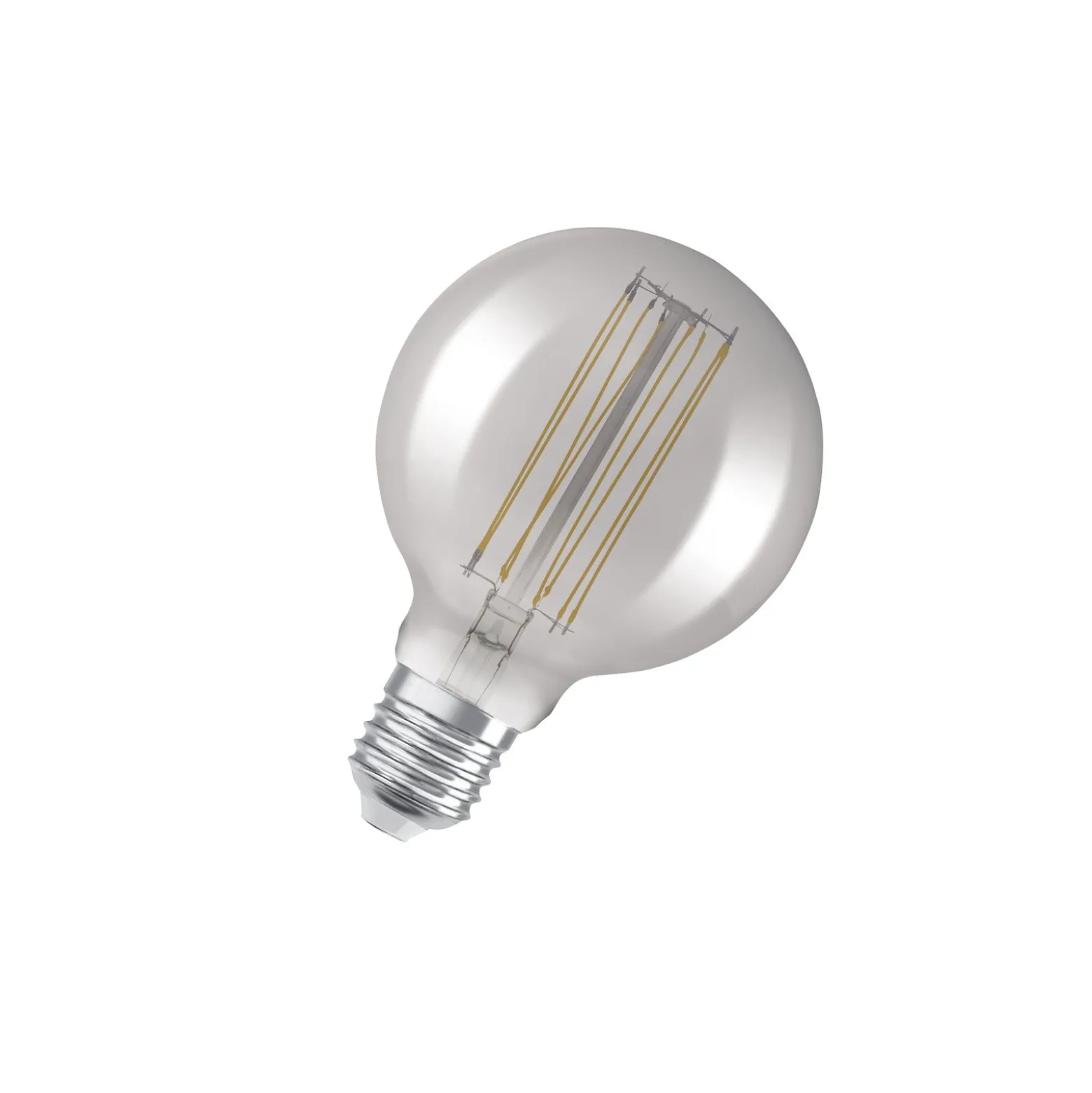 Osram Vintage 1906 LED E27 Globe Filament Smokey 95mm 11W 500lm - 818 Extra Warm White | Dimmable