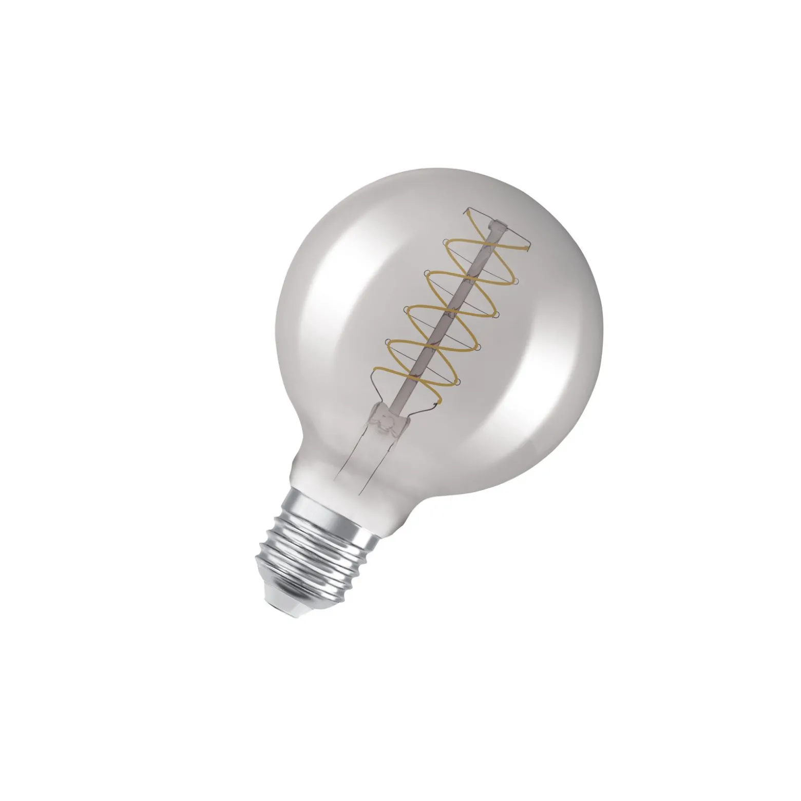 Osram Vintage 1906 LED E27 Globe Filament Smokey 95mm 7.8W 360lm - 818 Extra Warm White | Dimmable