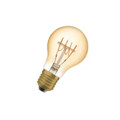 Osram Vintage 1906 LED E27 Pear Filament Gold 4.8W 400lm - 822 Extra Warm White | Dimmable