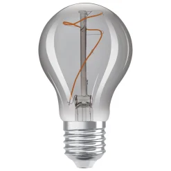 Osram Vintage 1906 LED E27 Pear Filament Smokey 3.4W 100lm - 818 Extra Warm White