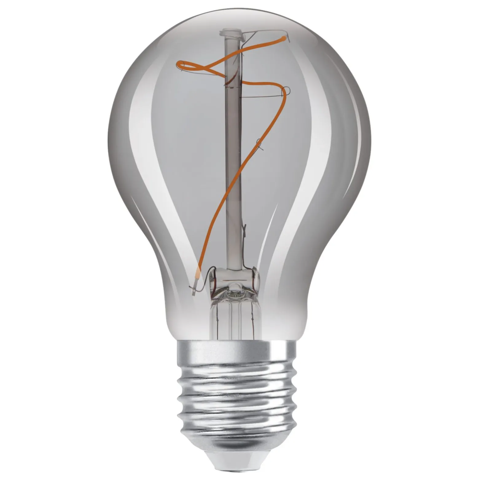 Osram Vintage 1906 LED E27 Pear Filament Smokey 3.4W 100lm - 818 Extra Warm White