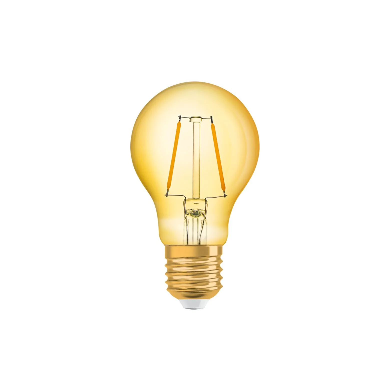 Osram Vintage 1906 LED E27 Päron Filament Guld 2.5W 220lm - 824 Extra Varm Vit | Ersättare 25W