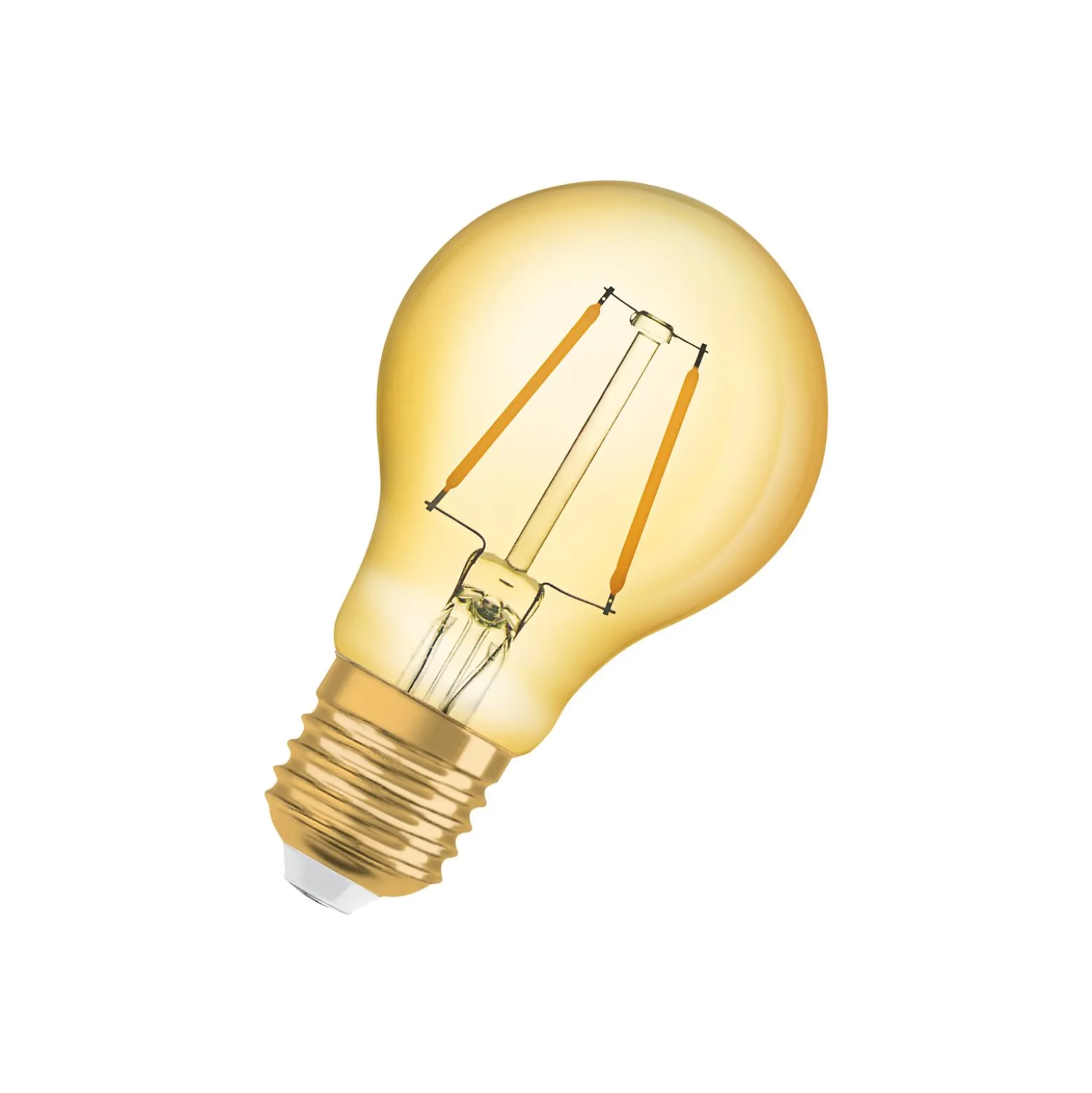 Osram Vintage 1906 LED E27 Päron Filament Guld 2.5W 220lm - 824 Extra Varm Vit | Ersättare 25W