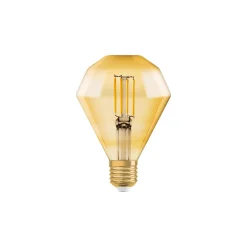 Osram Vintage 1906 LED E27 Päron Filament Guld 4.5W 420lm - 825 Extra Varm Vit | Ersättare 40W