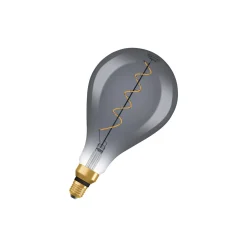 Osram Vintage 1906 LED E27 Päron Filament Smoke 5W 110lm - 818 Extra Varm Vit | Ersättare 15W