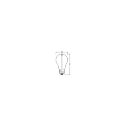 Osram Vintage 1906 LED E27 Special Filament Klar 1.8W 80lm - 827 Extra Varm Vit | Ersättare 15W