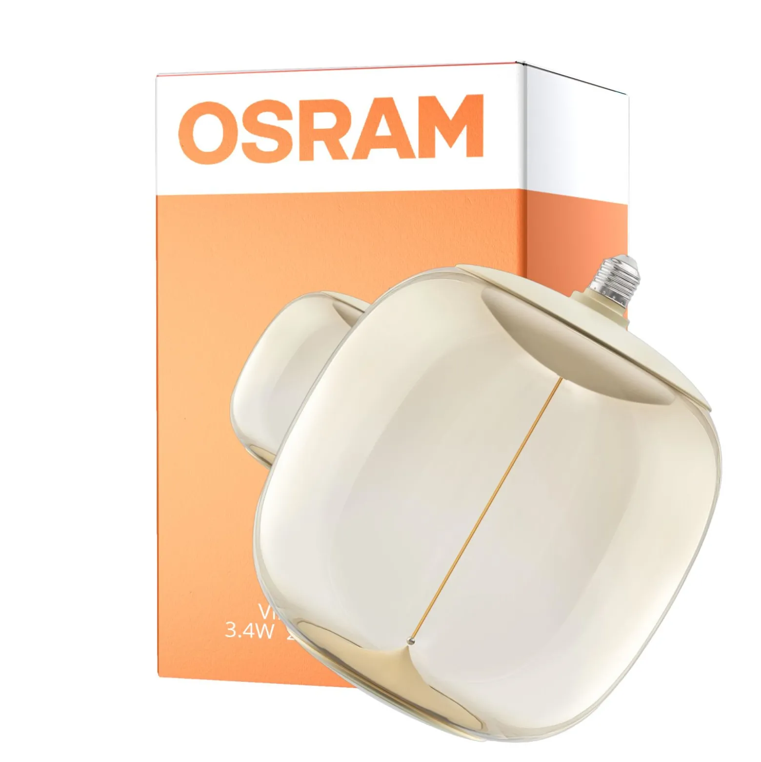 Osram Vintage 1906 LED E27 Special Filament Klar 3.4W 250lm - 827 Extra Varm Vit | Ersättare 25W