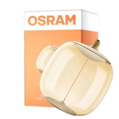 Osram Vintage 1906 LED E27 Special Filament Smoke 12W 550lm - 818 Extra Varm Vit | Dimbar - Ersättare 40W