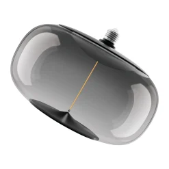 Osram Vintage 1906 LED E27 Special Filament Smoke 12W 350lm - 818 Extra Varm Vit | Dimbar - Ersättare 40W