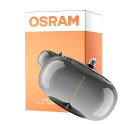 Osram Vintage 1906 LED E27 Special Filament Smoke 12W 350lm - 818 Extra Varm Vit | Dimbar - Ersättare 40W