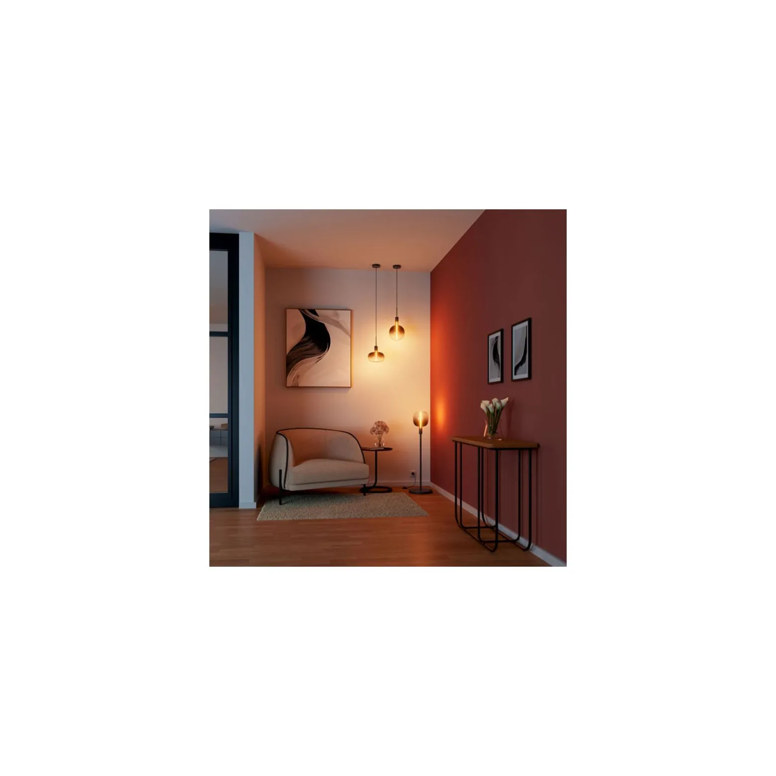 Osram Vintage 1906 LED E27 Special Filament Smoke Tall 4.8W 100lm - 818 Extra Varm Vit | Dimbar - Ersättare 15W