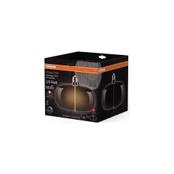 Osram Vintage 1906 LED E27 Special Filament Smoke 4W 60lm - 818 Extra Varm Vit | Dimbar - Ersättare 15W