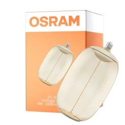 Osram Vintage 1906 LED E27 Special Filament Klar 4W 280lm - 827 Extra Varm Vit | Ersättare 25W