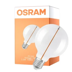Osram Vintage 1906 LED E27 Special Filament Klar 2.2W Päron150lm - 827 Extra Varm Vit | Ersättare 15W